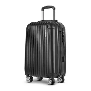 Wanderlite 24" Luggage Trolley Travel Set Suitcase Carry On Hard Case TSA Lock - Picture 1 of 11