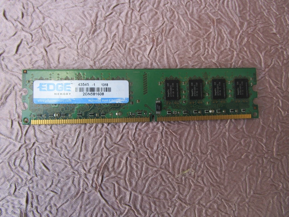 EDGE 2GN581608 DDR2 PC2 6400 RAM Memory TESTED - Image 1 of 2