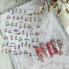Flowers Nail Stickers Tulip Nail Stickers Nail Art Decorations Rose Nail Decals