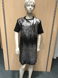 S. Oliver Mädchen Pailettenkleid Gr. 146 NEU Weihnachten, Silvester NP 49,99 € - Bild 1 von 6