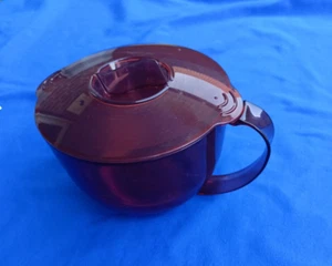 Tupperware Microplus Microcook 1 L Kanne / Mikrokanne Rot, transparent - Bild 1 von 5