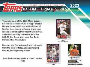 2023 Topps Update Baseball - (330) Card Complete Base Set - #US1-US330 PRESELL