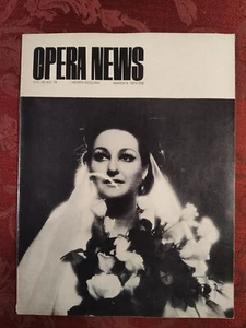 Seltene METROPOLITAN OPERA NEWS März 9 1974 Verdis Vespri Siciliani Josef Svoboda - Bild 1 von 1