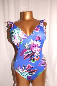 FANTASIE costume da bagno elegante con ferretto HALKIDIKI blu/colorato 80H 80 H 40H 40 H NUOVO - Foto 1 di 4