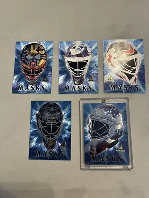 Juego completo de 10 máscaras de hockey Pinnacle 1997/98 Foto 1 de 4