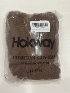 Hokway Chair Cushion Cover Coffee Brown Small Stretchy Cushion See Pics/Descript - Picture 1 of 5
