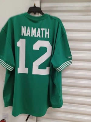 Mitchell Ness 3xl Joe Namath 纽约喷气机队球衣。 — 第 1/2 张图片