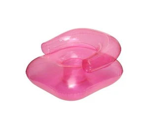 Inflatable Light Weight Pink Portable Chair-Beach-Patio-Tanning 31x30x20 In NEW - Picture 1 of 4