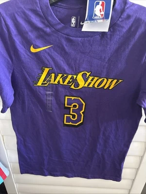 Camiseta C287 Los Angeles Lakers Anthony Davis #3 Declaración Juvenil Talla Grande Nueva con Etiquetas Foto 1 de 4