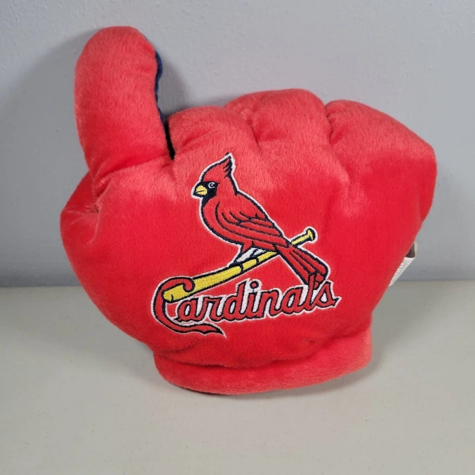 Guante de mano de fan de los Cardenales de San Luis #1 - Peluche de béisbol - Coleccionar para siempre Foto 1 de 4