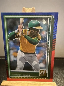 2025 Donruss Bert Campaneris Red & Blue Parallel #42 A's Athletics - Bild 1 von 2