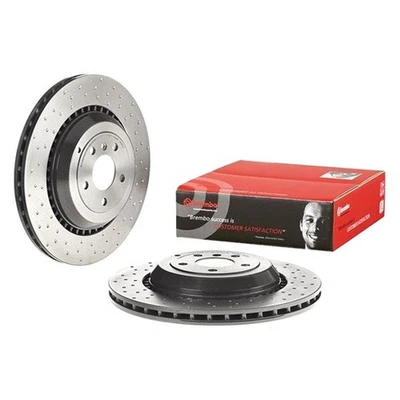 For Mercedes-Benz ML63 AMG 07-11 Brake Rotor UV Coated Series Drilled Vented — 第 1/4 张图片