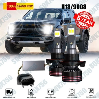 Faros LED Canbus H13 para Ford F150 04-14 F-250 F-350 Super Duty 05-20 Foto 1 de 4