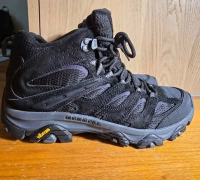 Einmal getragen - Merrell Moab 3 Herren 9,5 - Ventilator, schwarz, mittel, - Bild 1 von 4