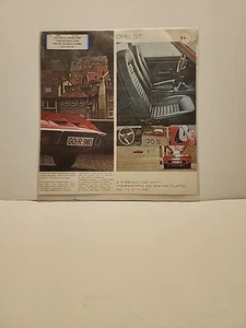 Cartella brochure vendita Opel GT e 1900 Sport Coupè Deluxe 1971 originale - Foto 1 di 4