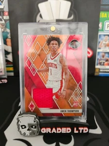 Amen Thompson /75 2023-24 Phoenix Orange Prizm Rookie Patch Jersey RC - Picture 1 of 2