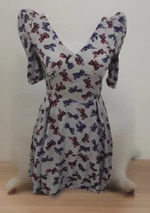 SUGARHILL BOUTIQUE Puff Sleeve Mini Dress. Size XS-S. GUC - Picture 1 of 6