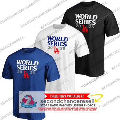 Los Angeles LA Dodgers 2025 World Series Design T Shirt - Image 1 of 2