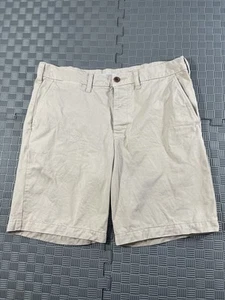 Outerknown Shorts Mens 33 Beige Button Fly Organic Cotton 8.5" Hiking Outdoor - Picture 1 of 13