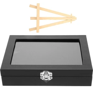 Caja de almacenamiento de medallas solapa pasador vitrina broche pequeño organizador exhibiciones - Imagen 1 de 12