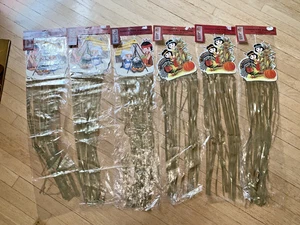 Vintage 90s Die Cut Thanksgiving Streamer Decoration Lot NOS - Bild 1 von 11