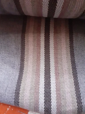 12 Metres Haworth steel Grey Wool Effect Upholstery Curtain Cushion Fabric - Image 1 of 4