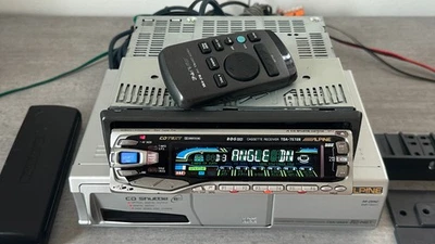 ALPINE TDA-7572R vintage cassette-tuner + CHA-S624 CD-changer - Bild 1 von 4