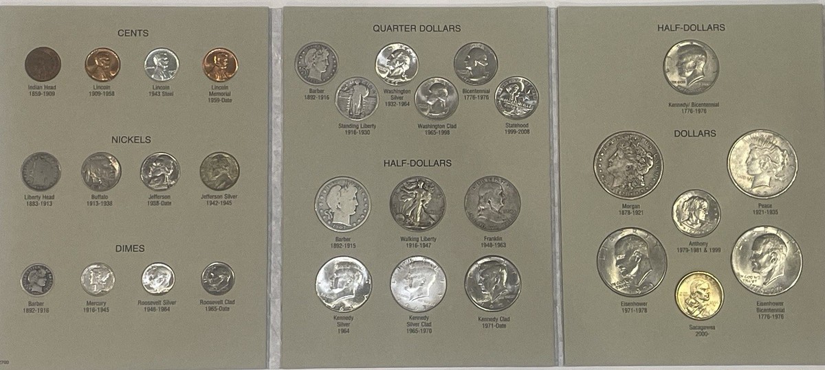 アメリカ コインアルバム U.S 20th CENTURY TYPE COINS 20th