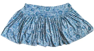 Minifalda plisada floral azul claro púrpura Laura Ashley XL tenis golf Foto 1 de 4