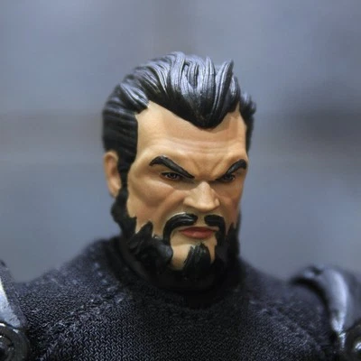 1/12 Custom DC Multiverse Krypton General Zod Head Sculpt - Imagen 1 de 2