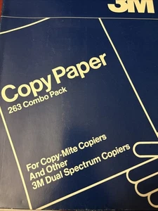 3M Dual Spectrum Thermal Copy Paper 263 Combo Pack 8.5 x 11 ~100 Sheets 1960-O📦 - Picture 1 of 4