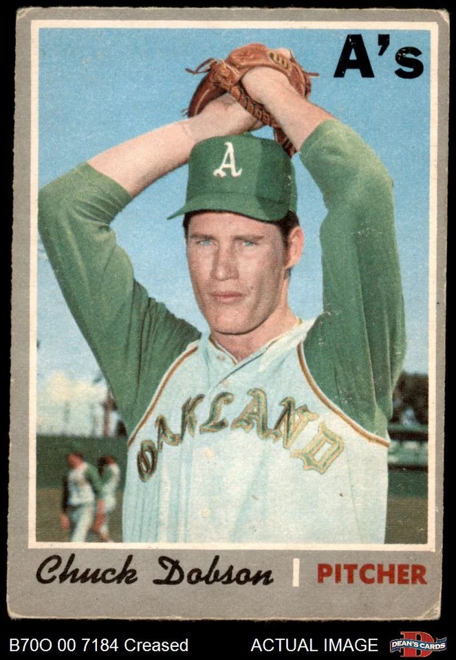 1970 O-Pee-Chee #331 Chuck Dobson Athletics 2 - GOOD - Image 1 of 1