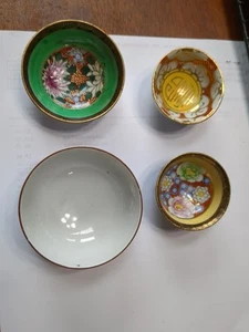 Antique Porcelain Japanese Sake Sakawzuki Cups - Picture 1 of 18