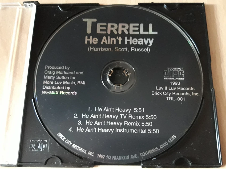 TERRELL - He Ain't Heavy -  Remix US PROMO CD Single Indie R&B Rnb 1993 RARE  - Bild 1 von 2