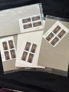 4 Plate Blocks of 4 - 60¢ air mail stamps.  Still In Sealed Plastic Wrap C138 - Picture 1 of 5