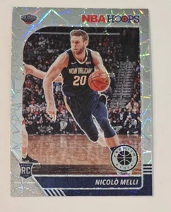 NICOLO MELLI RC 2019-20 Panini NBA Hoops Premium Stock - Silver Lazer Prizm #242 - Picture 1 of 3