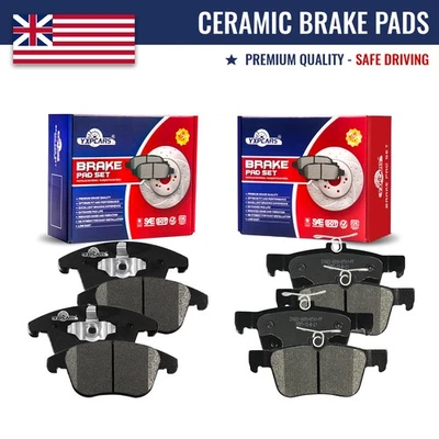 Pastillas de freno delanteras y traseras de cerámica para Ford Fusion Lincoln MKZ Hybrid 2013-2020 Foto 1 de 4