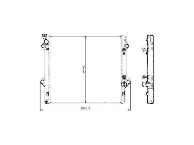 Radiador para 03-09 Lexus GX470 CF59V7 radiador -- OE Denso Foto 1 de 1