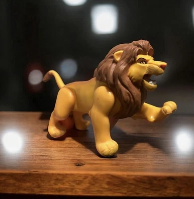 Figura de acción de colección Disney El Rey León 1994 Lucha Mufasa 7" Foto 1 de 3