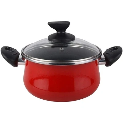 Megafesa Praga - Pentola con Coperchio, Diametro 20 cm, Color Granata 3u7r - Immagine 1 di 4