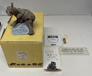 Die Herde SIGNIERT Mamba der Elefant Skulptur #3214 von Martha Carey Figur - Bild 1 von 9