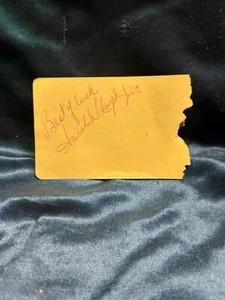 Rare Harold Lloyd Jr. "Flaming Urge" / Glenn Ford Signed Auto Album Page - Picture 1 of 2