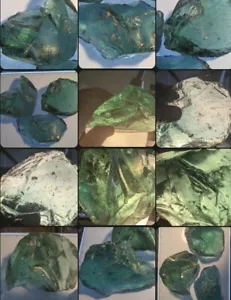 Glass Rock Slag Pretty Clear Green 5 lbs Rocks Landscaping Aquarium Not Obsidian - Picture 1 of 12