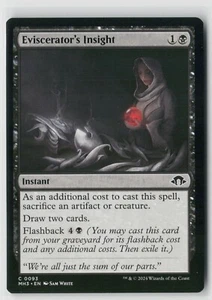 Magic The Gathering Modern Horizons 3 Eviscerator's Insight x4 casi nuevo común - Imagen 1 de 2