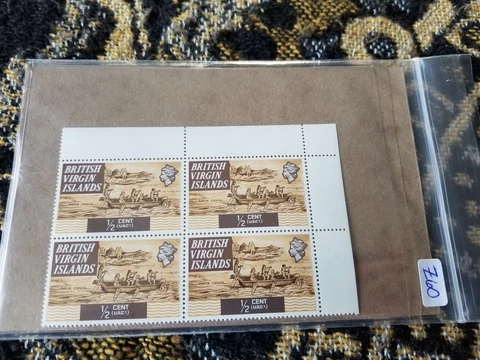 British Virgin Islands MNH - 1970 Definitive Issues - Ships - Z60 Cover