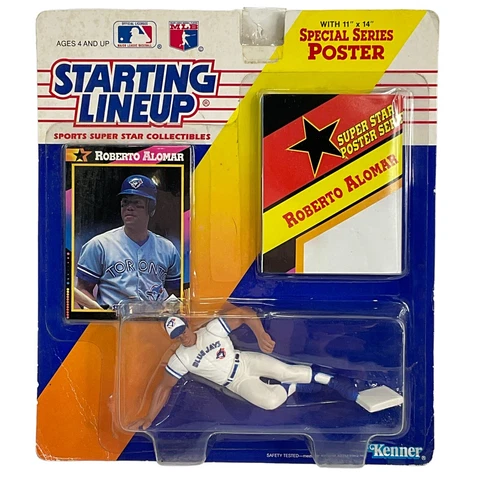 Starting Lineup Action Figure MLB Sport Star Toronto Blue Jays Roberto Alomar 92 Cover