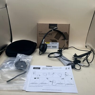 Jabra Biz 2400 II Mono Headset 2496-823-309 - Image 1 of 2