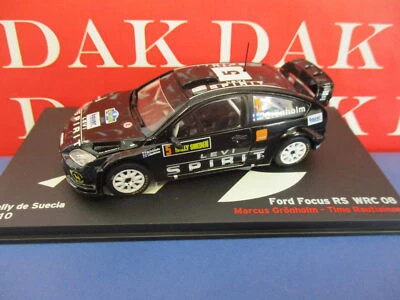 Die cast 1/43 Modellino Auto Ford Focus RS WRC 08 Rally Sweden 2010 M. Gronholm - Immagine 1 di 4
