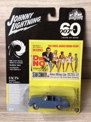 Johnny Lightning James Bond 007 DR. NO 1962 Sunbeam Alpine Blue JLSP218 Foto 1 de 2