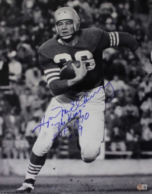 Hugh McElhenny Signed San Francisco 49ers Dry Mounted 16x20 Photo BAS 36445 - Image 1 of 2